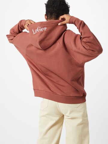 Sweat-shirt 'Hayley' LeGer by Lena Gercke en marron : derrière