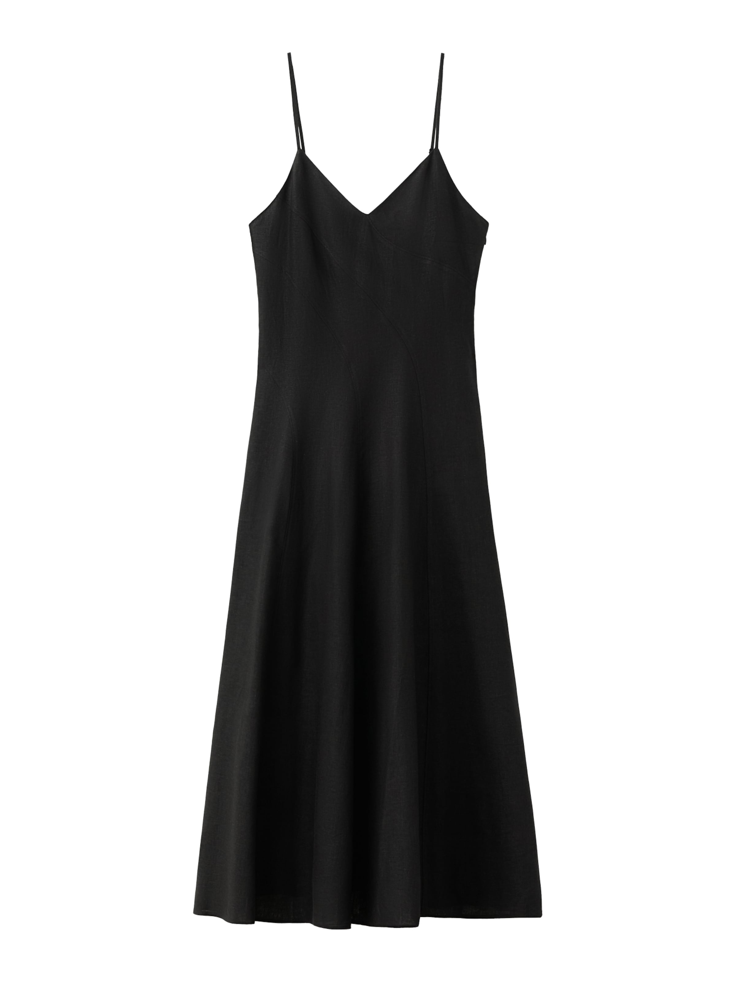 Abito 'RAYITU' di MANGO in nero: frontale