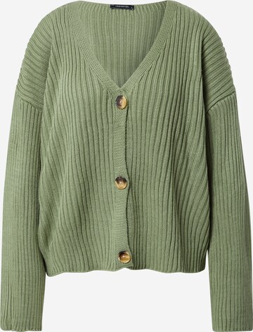 Trendyol Knit Cardigan in Green: front