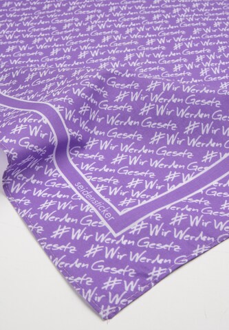 Foulard 'Schwarze Rose' SEIDENSTICKER en violet