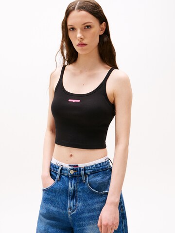 Tommy Jeans Топ в Черный: спереди