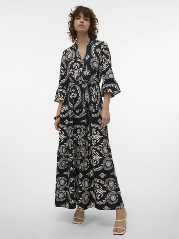 VERO MODA Shirt dress 'ZERA' in Black