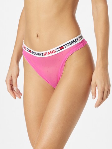 Tommy Hilfiger Underwear String in Roze: voorkant