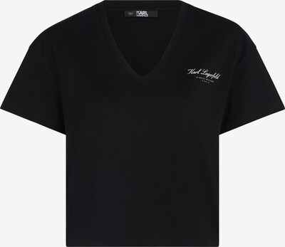 Karl Lagerfeld Shirt 'Hotel ' in schwarz / weiß, Produktansicht