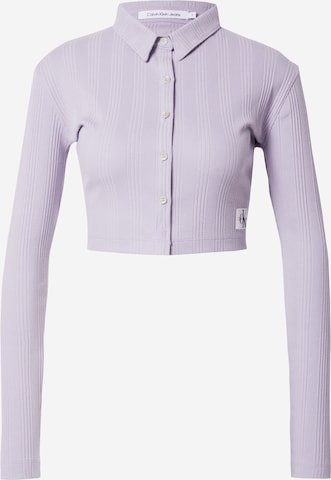 Calvin Klein Jeans Blouse in Purple: front