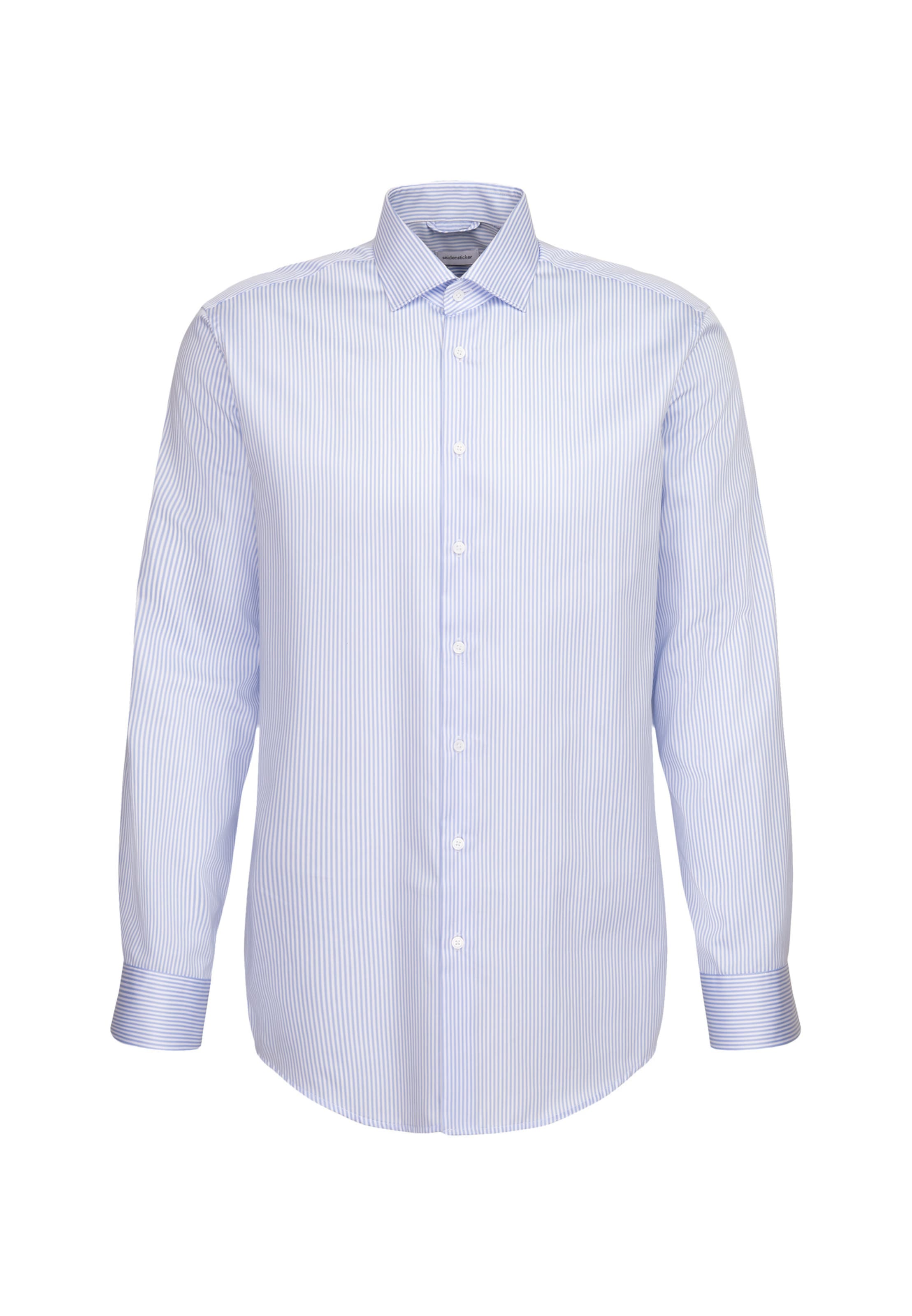 SEIDENSTICKER Comfort Fit Hemd in Blau: Vorderseite
