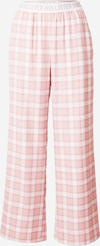 HOLLISTER Пижамные штаны в Ярко-розовый: спереди