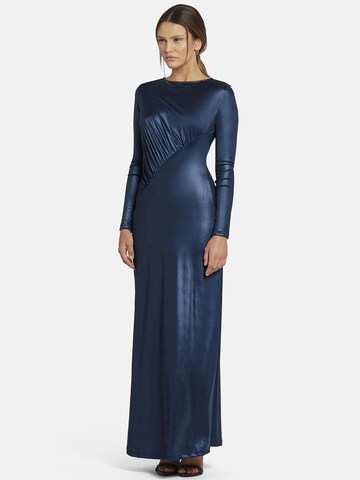 Nicowa Avondjurk 'EWELIO' in Blauw: voorkant