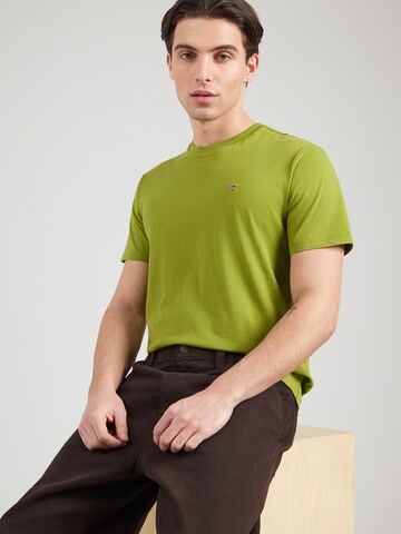NAPAPIJRI Тениска 'SALIS' в зелено: отпред