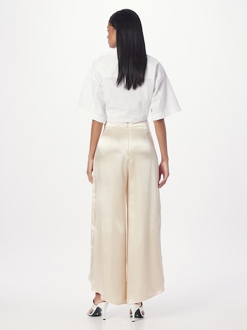 River Island Wide leg Παντελόνι σε μπεζ