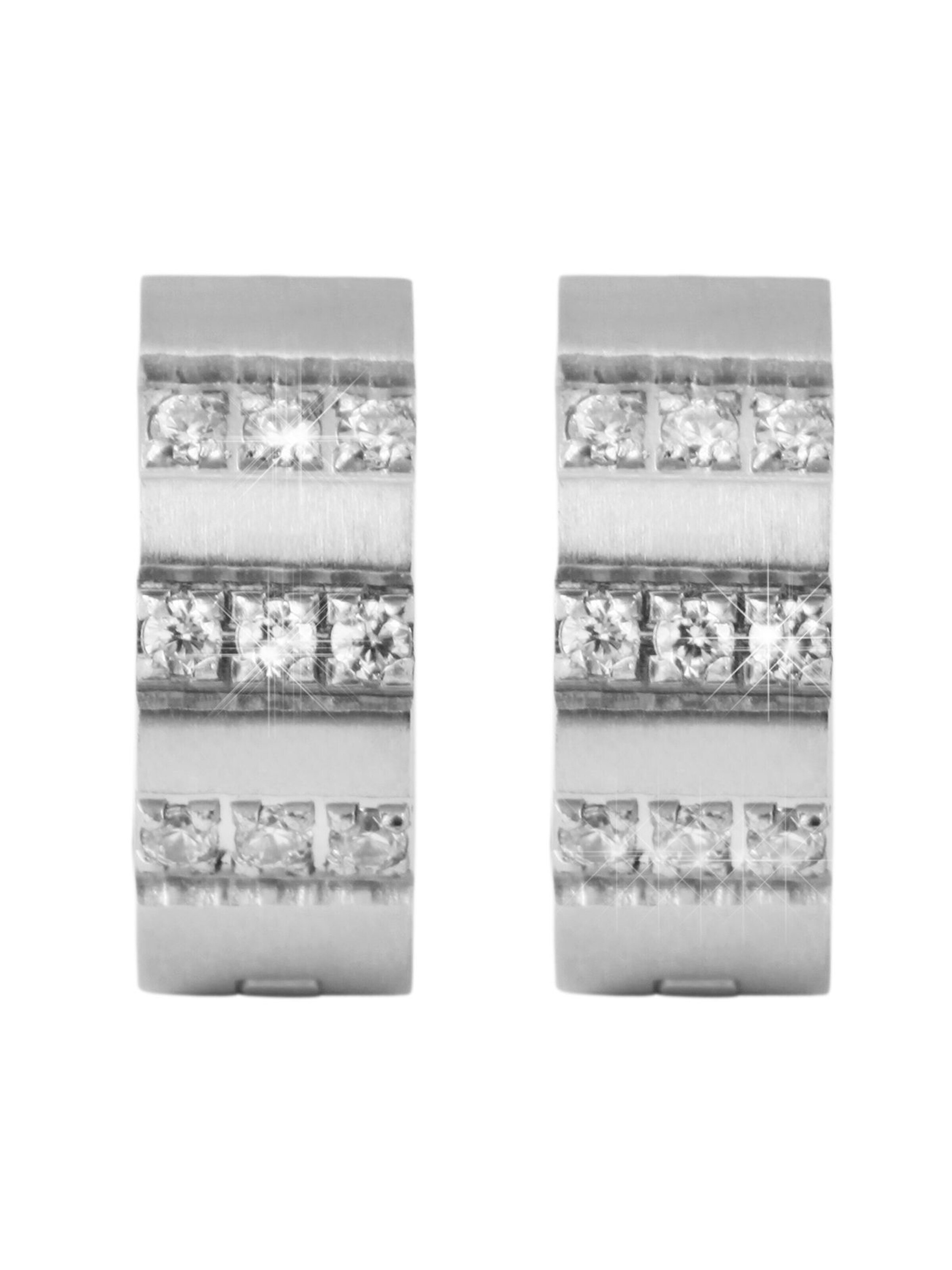 Akzent Earrings 'Indira, langlebig' in Silver