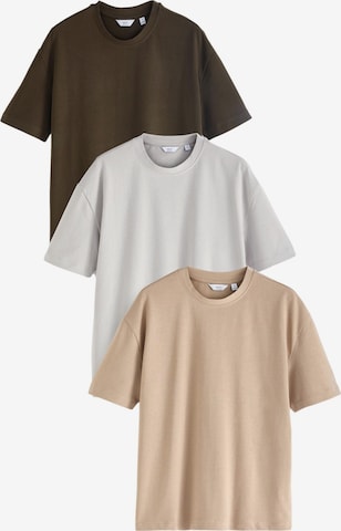 Next Shirt in Beige: front