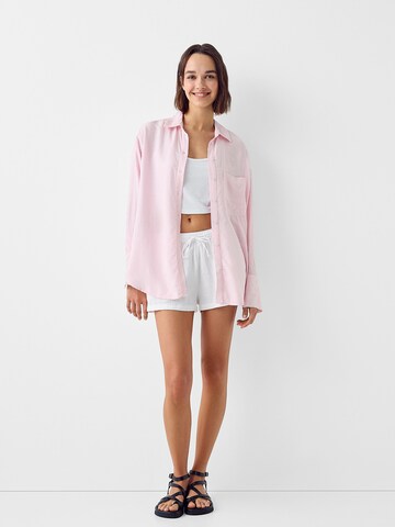 Bershka Bluse in Pink