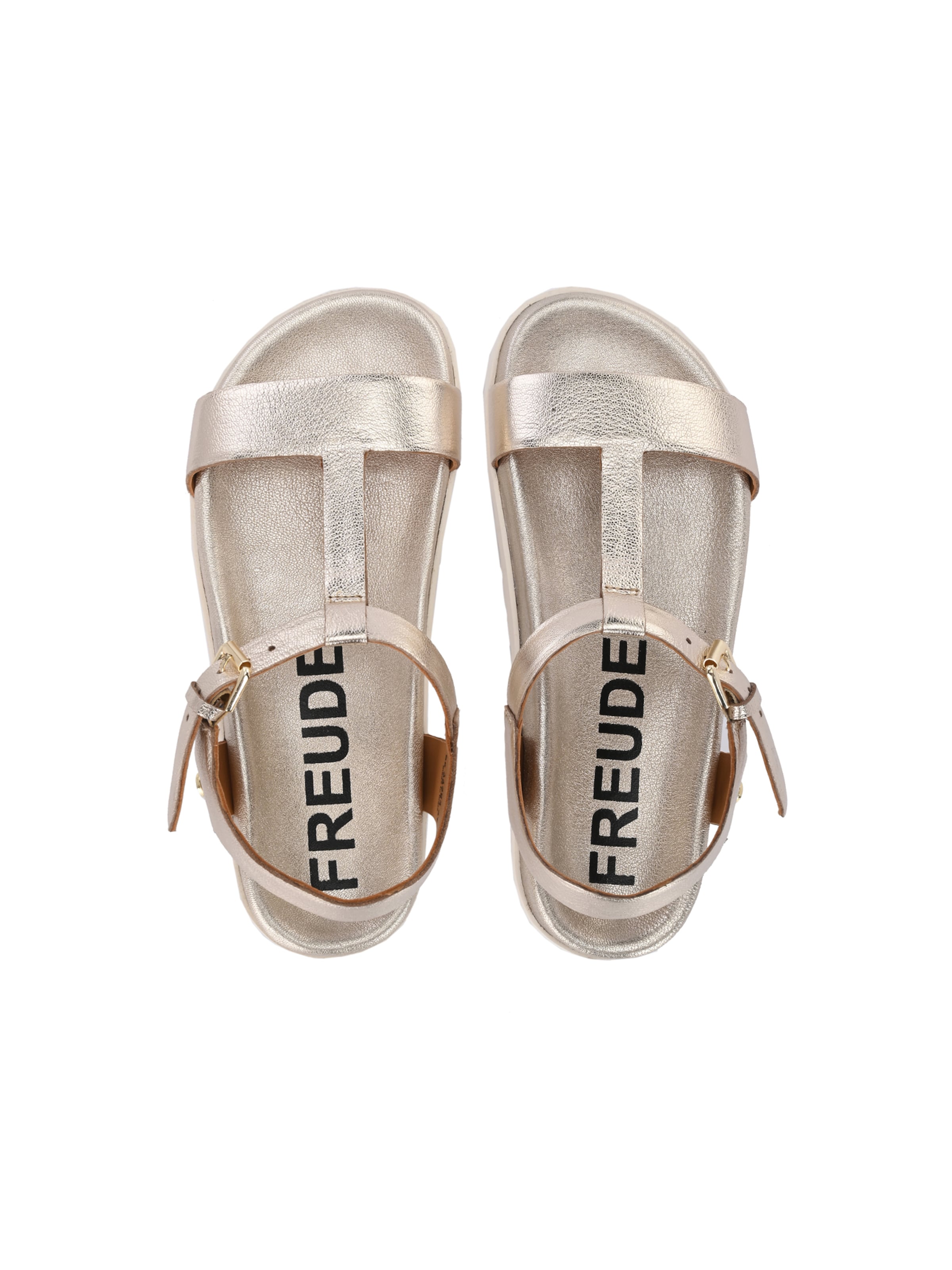 Sandales à lanières ' ARTE ' FREUDE en or