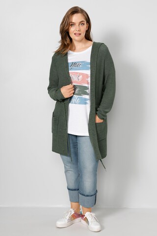 Janet & Joyce Knit Cardigan in Green