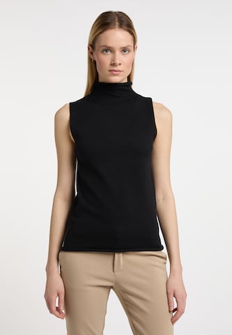 DreiMaster Klassik Top in Black: front