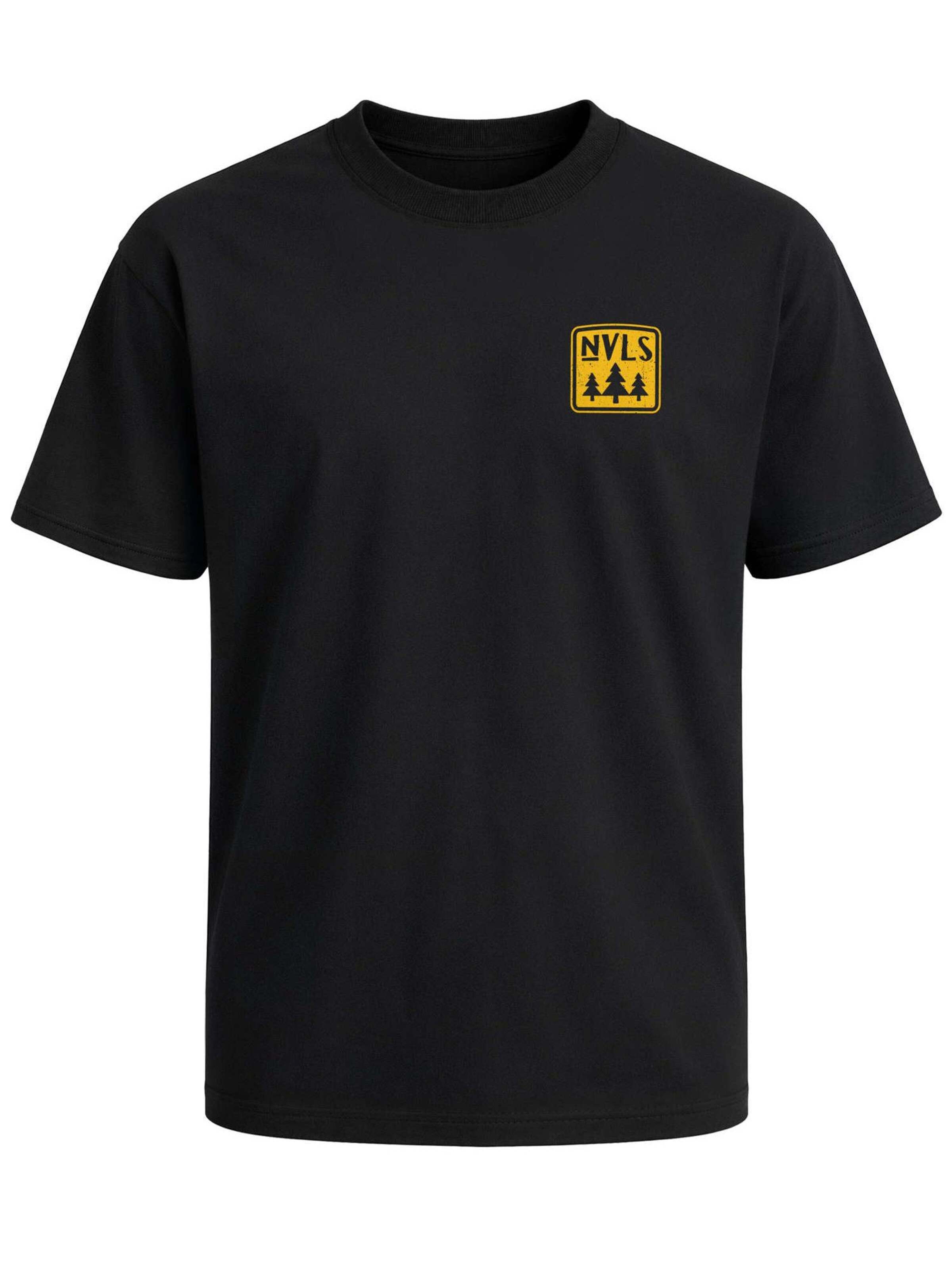 Neverless Shirt 'Think Outside'‌‌‌‌‌‌‌‌‌ in Schwarz