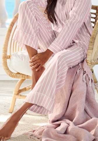 LASCANA Pajama Pants in Pink