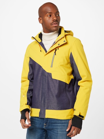 Veste outdoor KILLTEC en jaune : devant