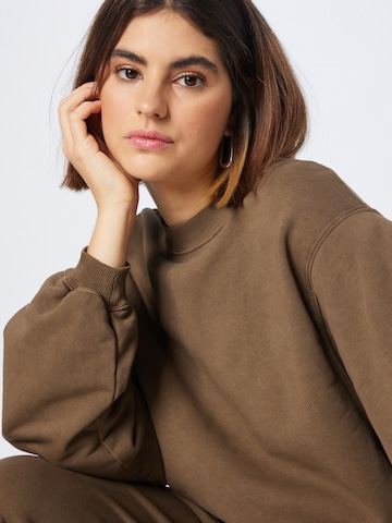 A LOT LESS Sweatshirt 'Haven' in Brown