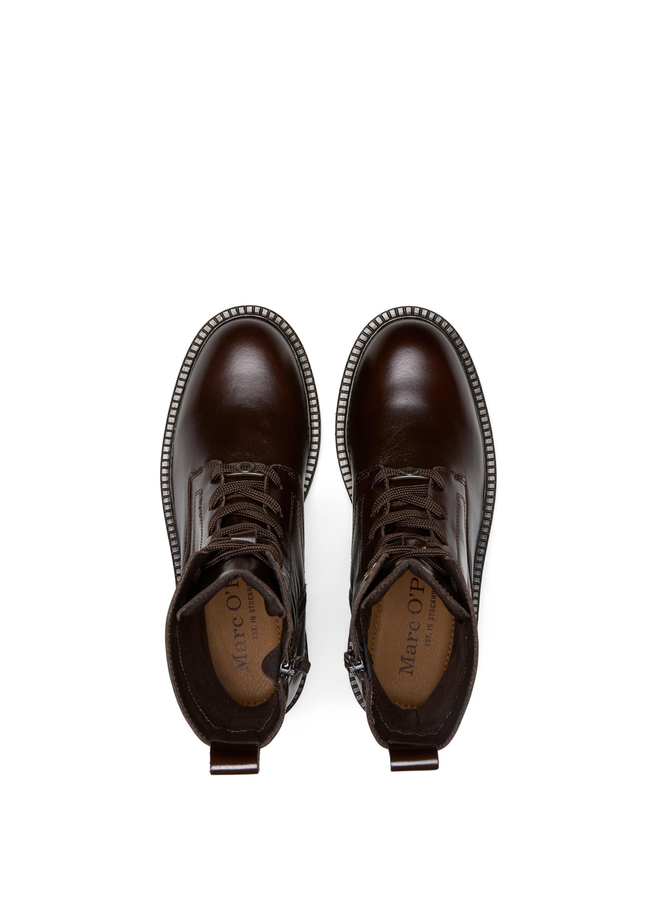 Marc O'Polo Schnürstiefelette in Braun