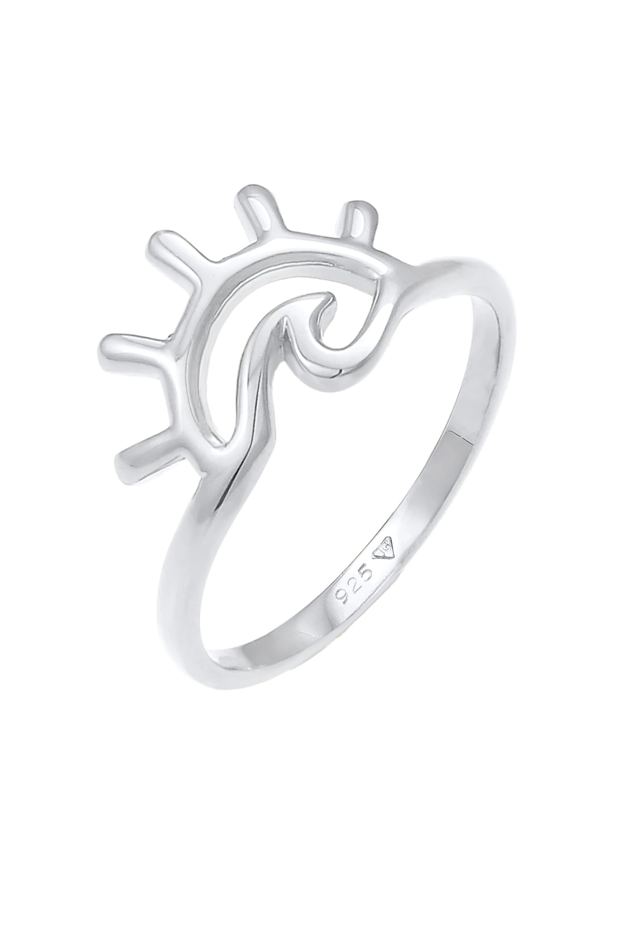 ELLI Ring in Zilver: voorkant