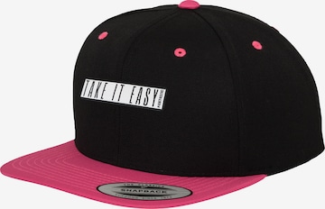 Casquette 'Take It Easy' F4NT4STIC en rose : devant