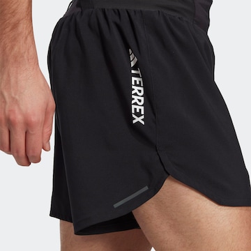 ADIDAS TERREX Regular Workout Pants 'Agravic' in Black