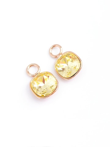 Secret Stones Ohrringe '2in1 perfect earrings' in Gelb