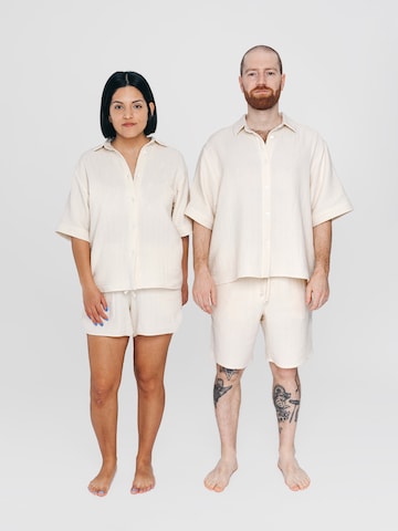 Erlich Textil Regular Fit Hemd in Weiß