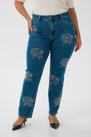Regular Jean 'KCastelia' KAFFE CURVE en bleu : devant