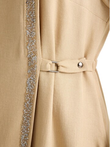 fashionshowcase Dress 'Leila-Ferace' in Beige