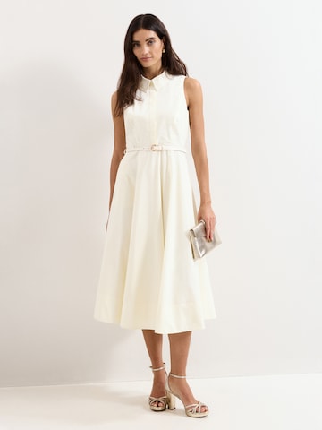 Phase Eight Dress in White: front