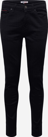 Tommy Jeans Skinny Jeans 'Austin' in Black: front