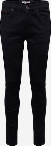 Tommy Jeans - Skinny Vaquero 'Austin' en negro: frente