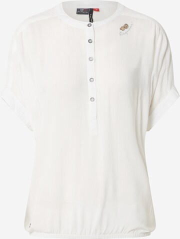 Camicia da donna 'Ricota' di Ragwear in bianco: frontale