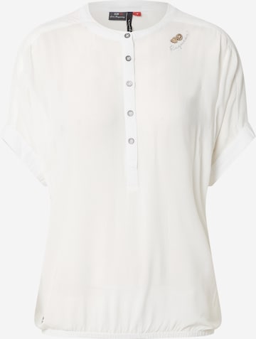 Ragwear Blouse 'Ricota' in White: front