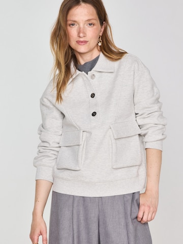 Maison 123 Sweatshirt 'Fabien' in Grey: front