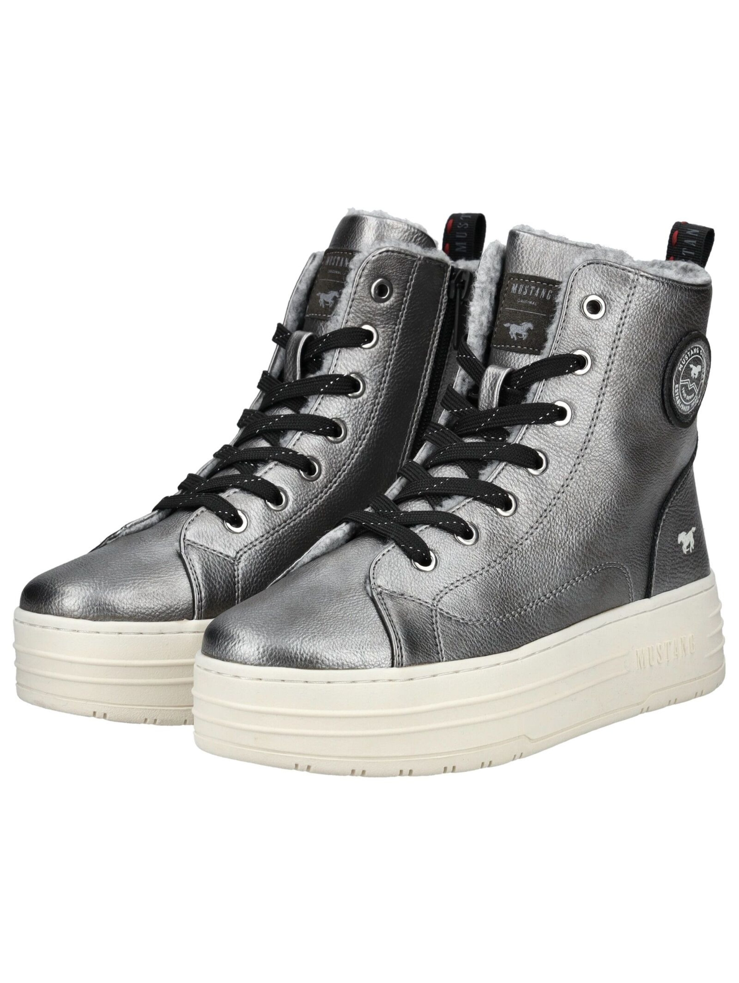 MUSTANG Sneaker in Silber