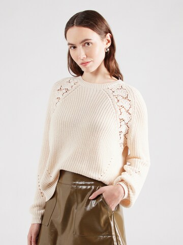 Pullover 'Maga' di ONLY in beige: frontale