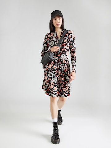 Blutsgeschwister Dress 'La Vie Est Belle En Hiver' in Black