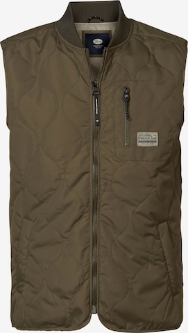 Petrol Industries Vest in Brown: front