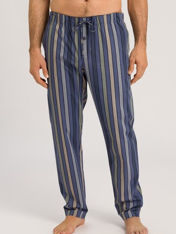 Hanro Pajama Pants 'Night & Day' in Blue: front