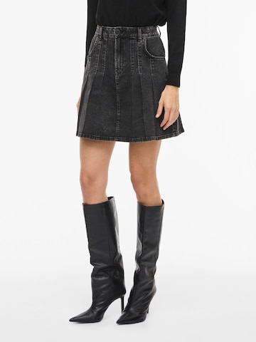 VILA Rok 'VINus' in Grijs: voorkant