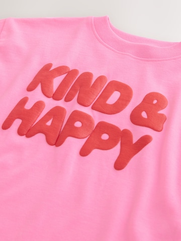 T-Shirt Next en rose