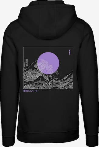 Sweat-shirt 'Kanagawa Welle Japan' F4NT4STIC en noir