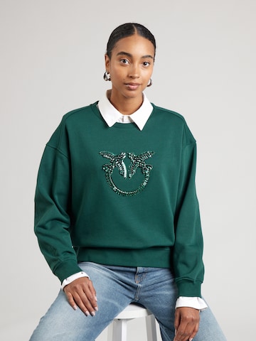 PINKOSweater majica 'Nelly' - zelena boja: prednji dio