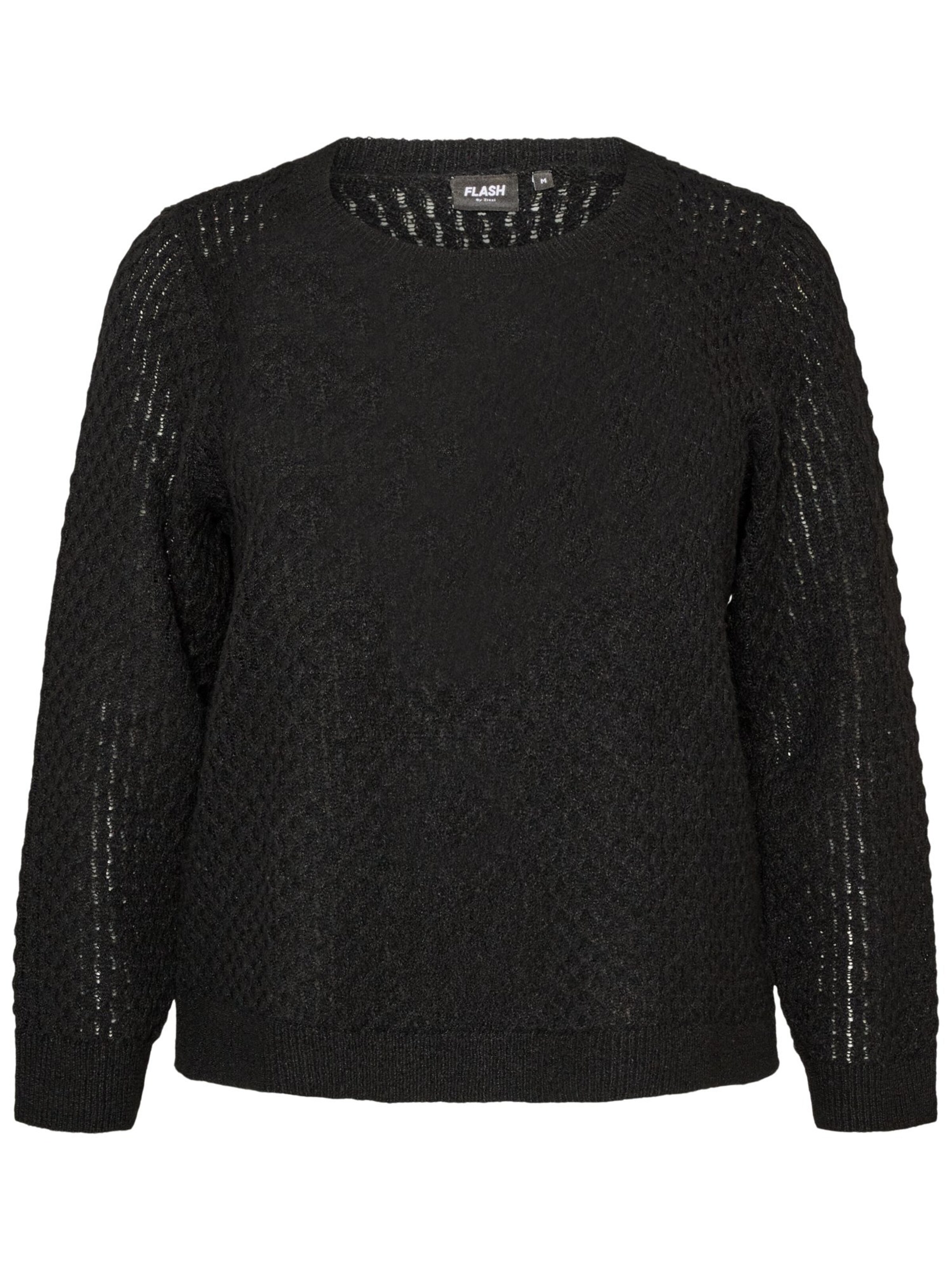 Pullover 'FLaya' di Zizzi in nero: frontale
