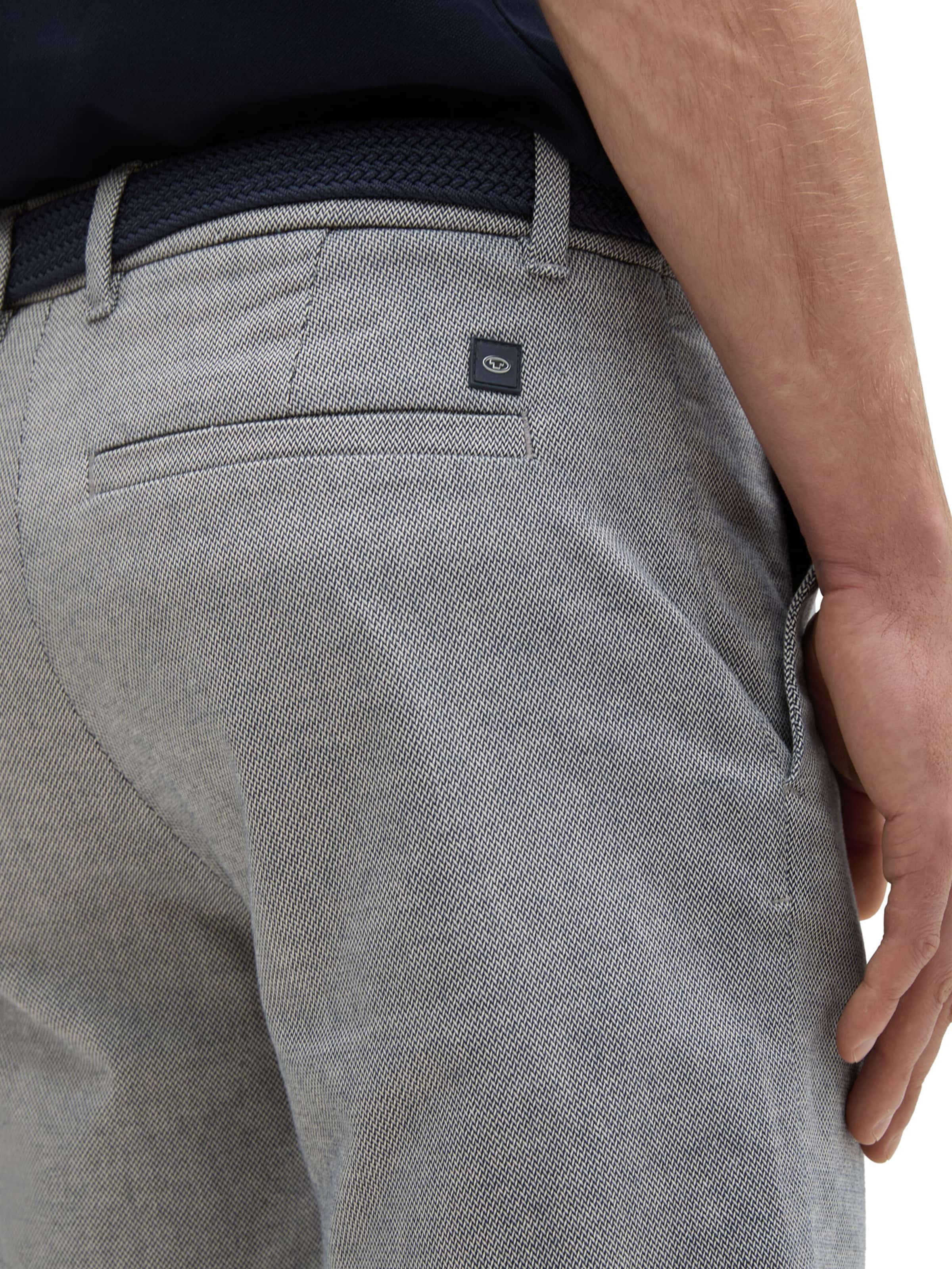 TOM TAILOR Normální Kalhoty – bílá