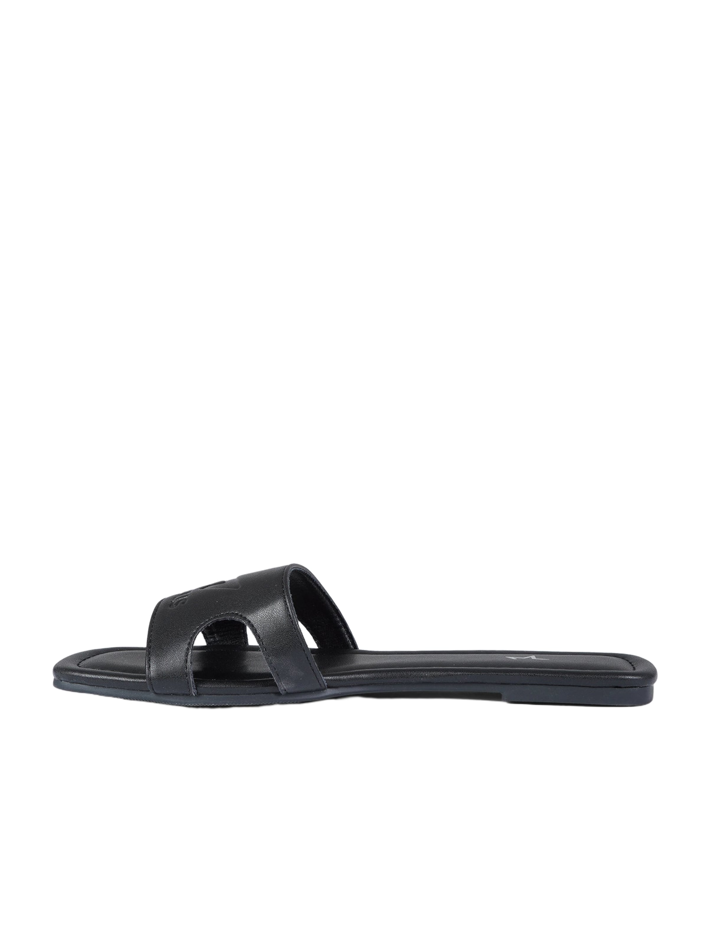 Marc Ellis Mules 'Hemi' in Black: front